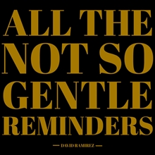 Picture of All The Not So Gentle Reminders (CD) by David Ramirez