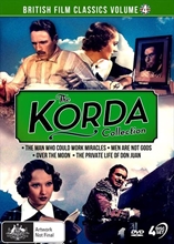 Picture of BRITISH FILM CLASSICS: THE KORDA COLLECTION - VOLUME FOUR (THE MAN WHO COULD WORK MIRACLES / MEN ARE NOT GODS / OVER THE MOON / THE PRIVATE LIFE OF DON JUAN) [4 DVD]